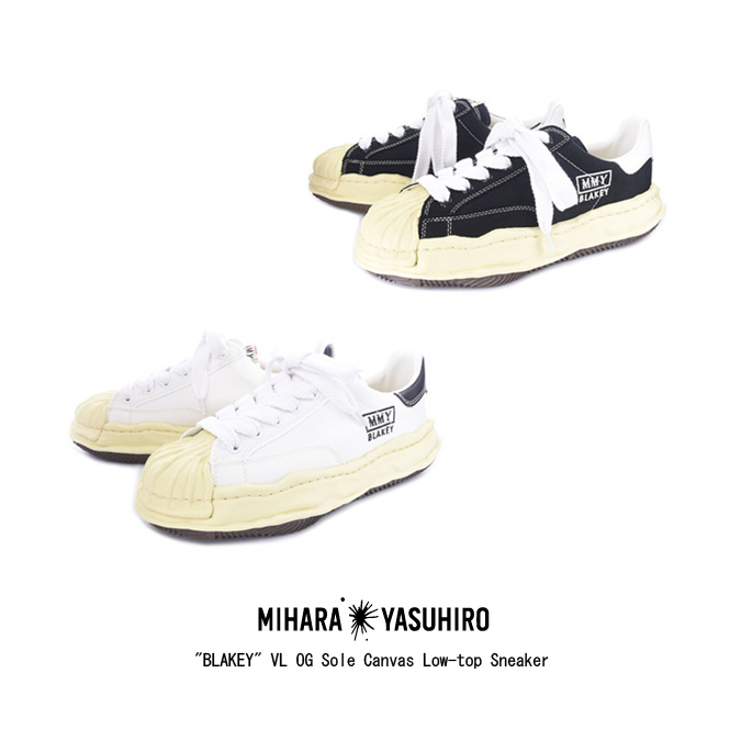 直営店に限定 MIHARA YASUHIRO A02FW704 BAKER CANVAS 19SS ローカット