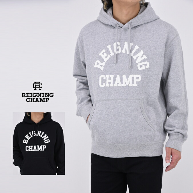 【国内正規品】REIGNING CHAMP レイニングチャンプ MIDWEIGHT TERRY ARCH LOGO HOODIE / ミッドウェイト アーチロゴ プルオーバーフーディー 長袖 快適 ロゴ プレミアムミッドウェイトテリー トップス ギフト プレゼント メンズ ウェア アクティブ トレーニング M-XL RC-3982