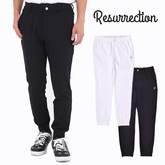 【FINAL SALE】【25AW】Resurrection レザレクション MENS GM JACQUARD JOGGER PANTS / GMジャガード ジョガーパンツ ファッション スポーツ アウトドア M-XL BE34PT09-M*