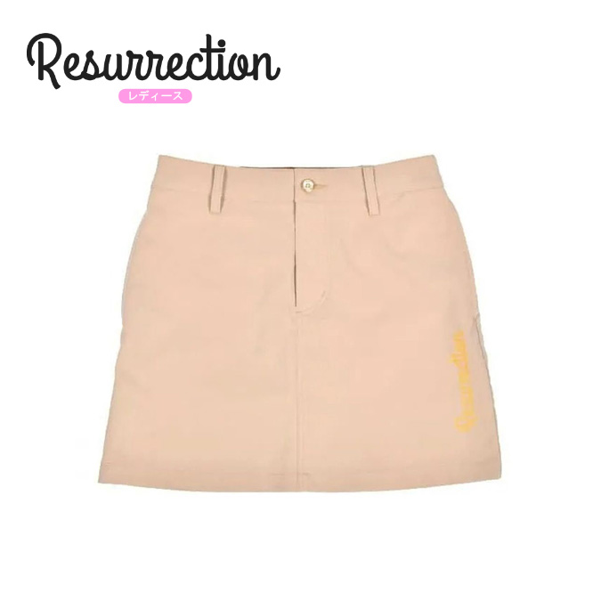 【25AW】【レディース】Resurrection レザレクション SUPER WATER REPELLENT SKIRT / TACTEEM&reg; 超撥水スカート スポーツ アウトドア カジュアル レジャー ロゴ 撥水性 ギフト コンペ ラウンド レディース ゴルフ ウェア M-L BE34SK05*｜MOMENTIMODA
