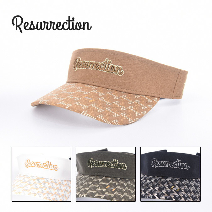 【新品未使用】レザレクション　サンバイザー 楽天市場】Resurrection レザレクション メンズ レディース