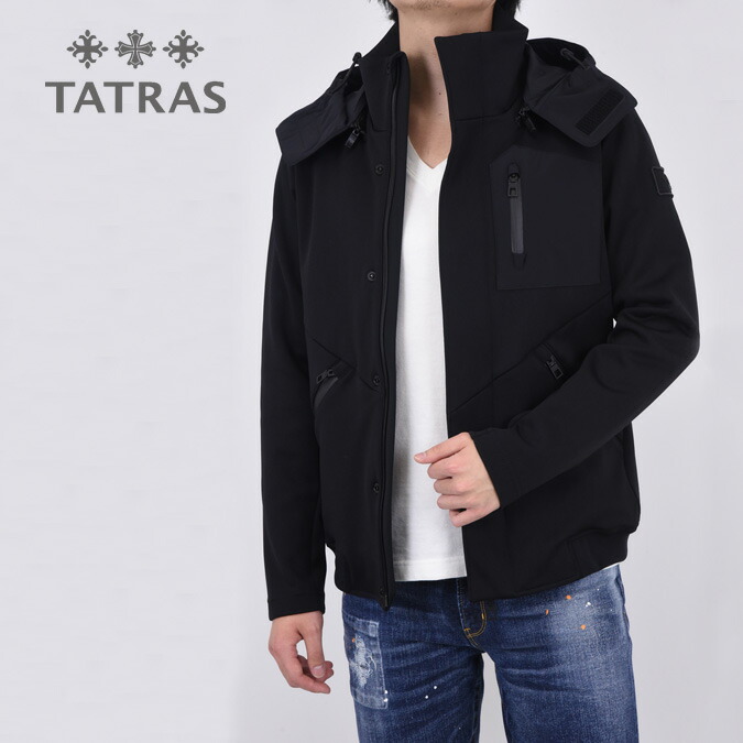 楽天市場 正規取扱 Tatras タトラス Ipno イプノ メンズ フーデット ブルゾン ジャージ ストレッチ 2way スポーティー カジュアル ラグジュアリー エレガント イタリア 1 5 S Xxl S 3l Mtla21s4134 Momentimoda