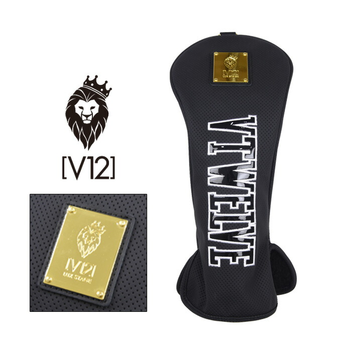 【26SS】V12 ヴィトゥエルブ PERFORATE DRIVER / パーフォレイト ドライバーカバー ゴルフ スポーツ ゴルフアイテム 雑貨 カバー ドライバー用 ギフト プレゼント コンペ 景品 ラウンド メンズ レディース 練習 ゴルフ場 保護 ロゴ 汎用性 ヘッドカバー 黒 DR用 V122610-AC15 7,326円