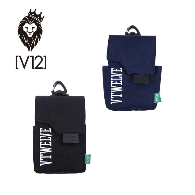 【26SS】V12 ヴィトゥエルブ VT RANGE CASE / ブランドロゴ刺繍 距離計ケース ゴルフ スポーツ ファッション 雑貨 距離計 ケース バッグ 鞄 機能 シンプル ギフト プレゼント コンペ 景品 ラウンド メンズ レディース 正規品 ロゴ ゴルフ場 練習 プレー FREE V122610-BG09
