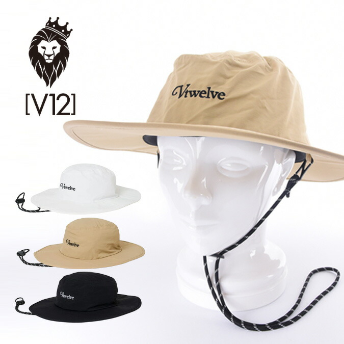 【26SS】V12 ヴィトゥエルブ AWA WIDE HAT / アワ ワイドハット ゴルフ スポーツ 帽子 ファッション カジュアル アウトドア アクティブ 雑貨 ハット ギフト コンペ 景品 ラウンド ランニング 屋外 日焼け対策 紫外線対策 運動 V12 ゴルフ 正規品 FREE V122610-CP08 7,029円