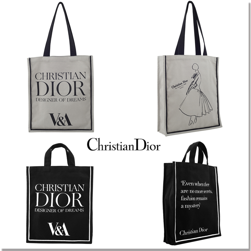 【楽天市場】Christian Dior トート 即納/予約 クリスチャンディオール V&A美術館 トートバック キャンバス エコバッグ