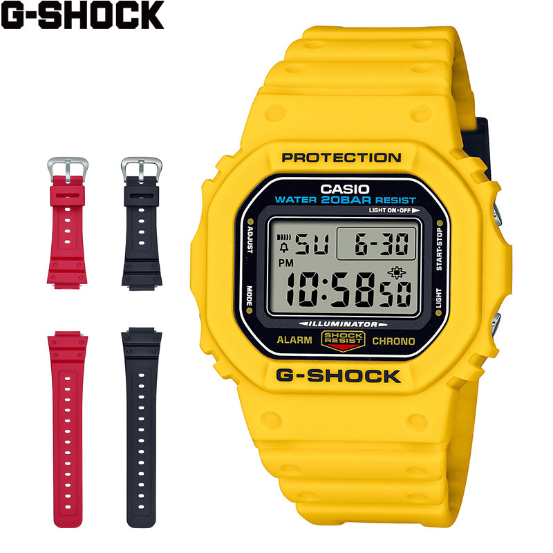 楽天市場 2 000円offクーポン有 カシオ Casio ジーショック G Shock メンズ 腕時計 時計 替えベルト付 デジタル スポーツ ウォッチ ファッション おしゃれ イエロー Dwe 5600r 9jr 誕生日 プレゼント クリスマス The Watch Shop