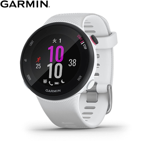 楽天市場 2 000円offクーポン有 ガーミン Garmin フォアアスリート45s Foreathlete 45s 010 02156 40 ホワイト Gps スマートウォッチ Iphone Android 軽量 ランニング 光学心拍計 ライフログ 保存 ウェアラブル 腕時計 時計 誕生日 プレゼント クリスマス The