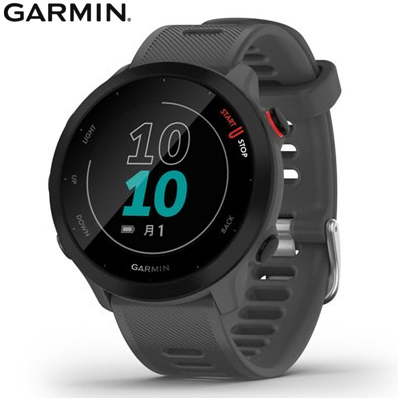 メーカー保証 選べる無料ラッピング ガーミン Garmin 安心の正規品時計フォアアスリートgps 2 000円offクーポン有 55 腕時計フォアアスリート55 Garmin 送料無料 010 43 ガーミン Foreathlete 55 Gray 010 43 ランニングgps