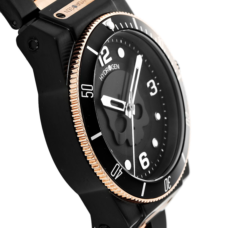 無金利ローン可 メンズ メンズ腕時計 ハイドロゲン スカル ウォッチ Hydrogen Watch スポルティボ スカル コレクション Sportivo Skull Collection メンズ 腕時計 自動巻 時計 ファッション おしゃれ ブラック Hw3247 Sk 誕生日 プレゼント 贈り物 ギフト The