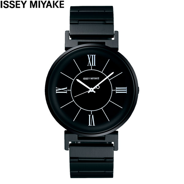 【無金利ローン可】 イッセイミヤケ [ISSEY MIYAKE] ユー [U] 和田智デザイン メンズ 腕時計 メタルバンド シンプル ブラック NYAL004