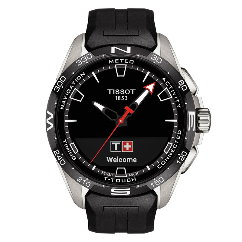 【無金利ローン可】 ティソ TISSOT T-タッチ コネクト ソーラー T-Touch Connect Solar T121.420.47.051.00 メンズ 腕時計 スマートフォン連動 ソーラー充電 アナデジ タッチパネル 日本語 スマートウォッチ プレゼント ビジネス 通知 着信 [ラッピング無料 内祝い ギフト]｜ISHIDA ONLINE