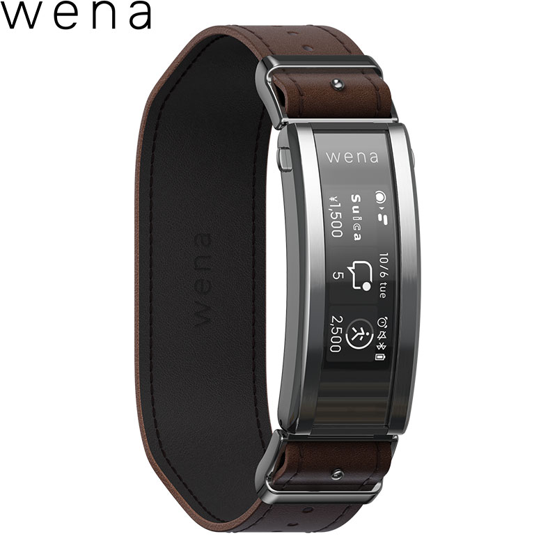 ソニー Sony ウェナ3 Wena3 Wnw C21a T ラグ幅 22mm レザー ブラウン スマートウォッチ 腕時計 バックル クラスプ Suica 心拍センサー 消費カロリー 通知 歩数 睡眠 Vo2max Qrio Sesame Alexa Built In Riiiverによる音楽再生 解錠 Av Drop Com