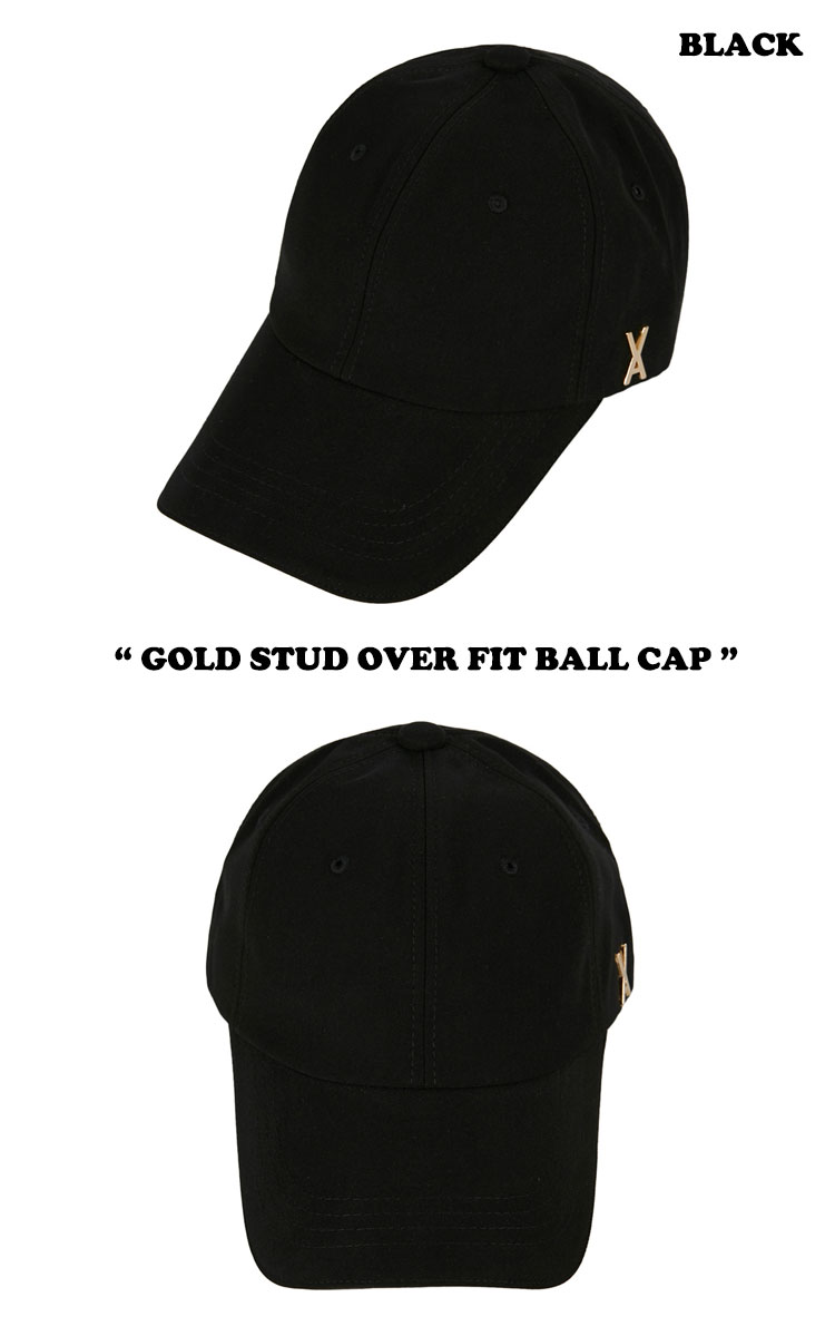 バザールキャップVARZARメンズレディースGOLDSTUDOVERFITBALLCAPゴールドスタッドロゴオーバーフィットボールキャップBEIGEベージュPINKピンクvarzar637/8ACC