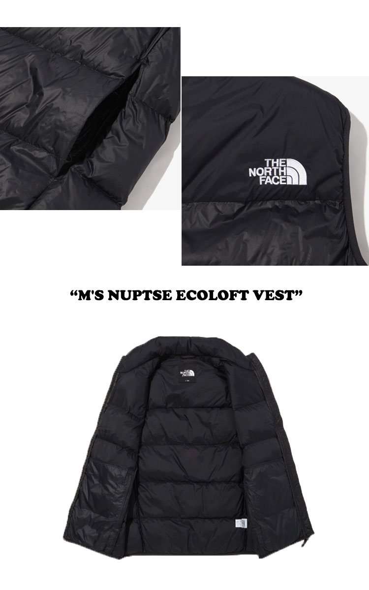 ノースフェイス ベスト THE NORTH FACE メンズ M'S NUPTSE ECOLOFT