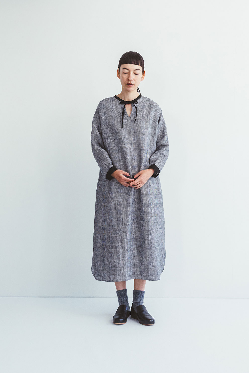 フォグリネンワーク(fog linen work) テス ワンピース ルイユ（未試着品） - レディースファッション