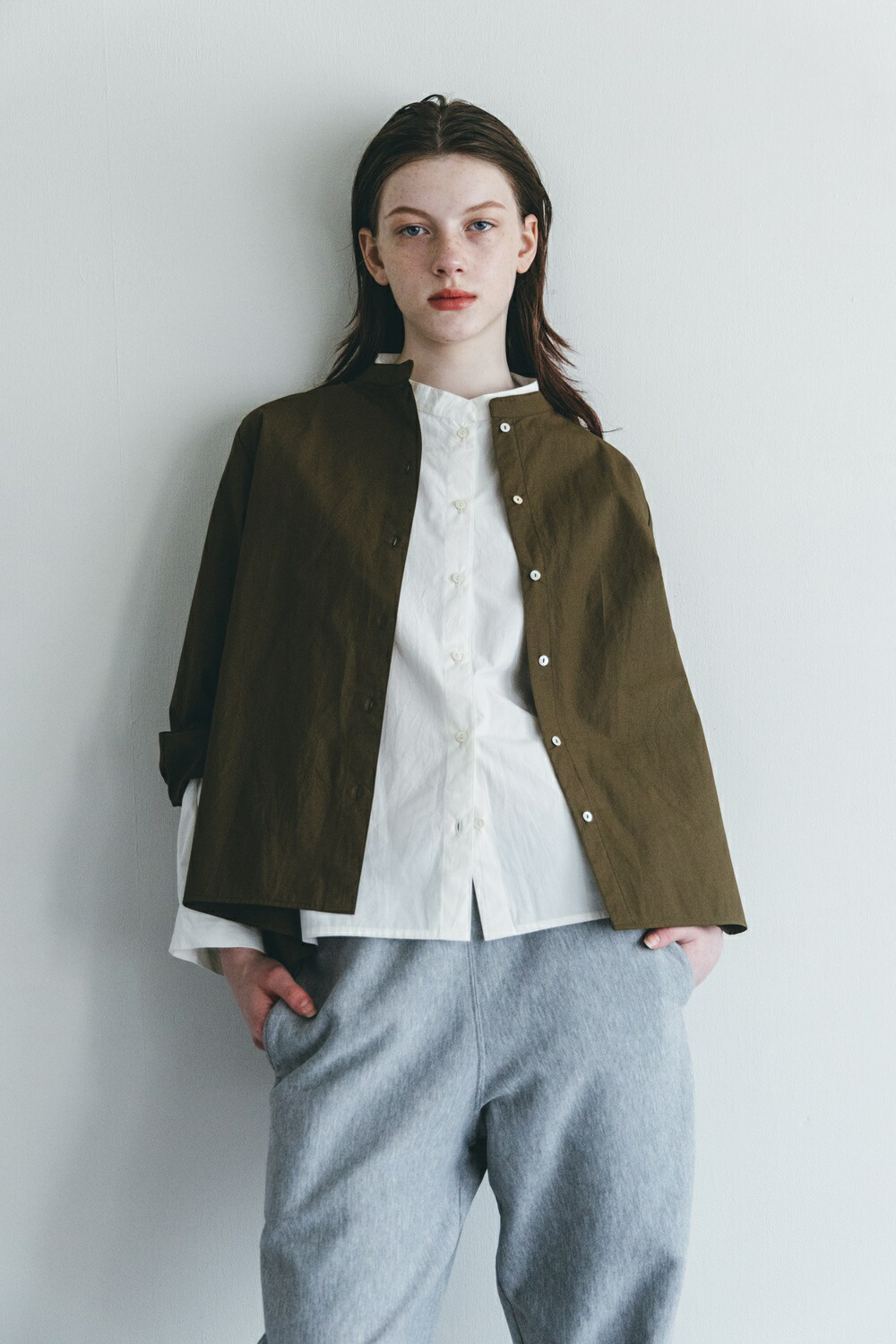 fog linen work （miiThaaii）コットン ユクタジャンプスーツ