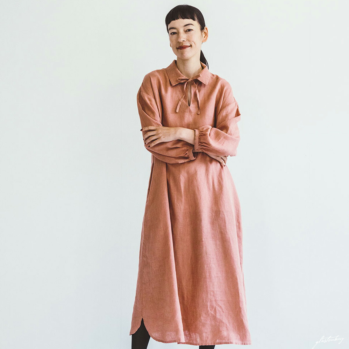 [新品]fog linen work  チュニック ☆美品☆ fog linen work. フォグリネンワーク チュニック