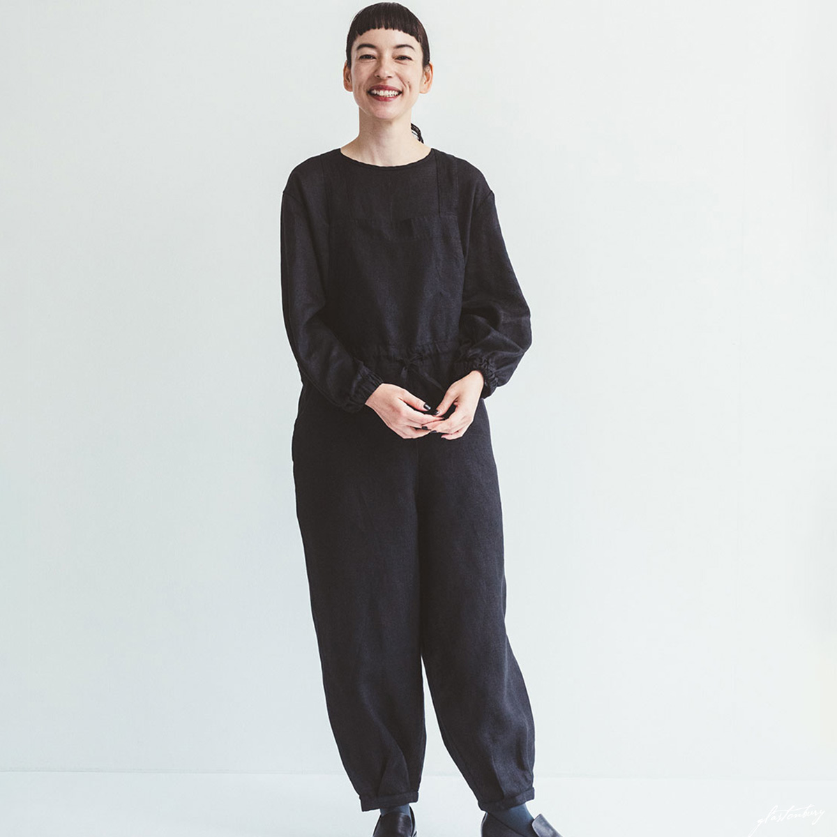 楽天市場】fog linen work ミラ サロペット アシェ フォグリネン