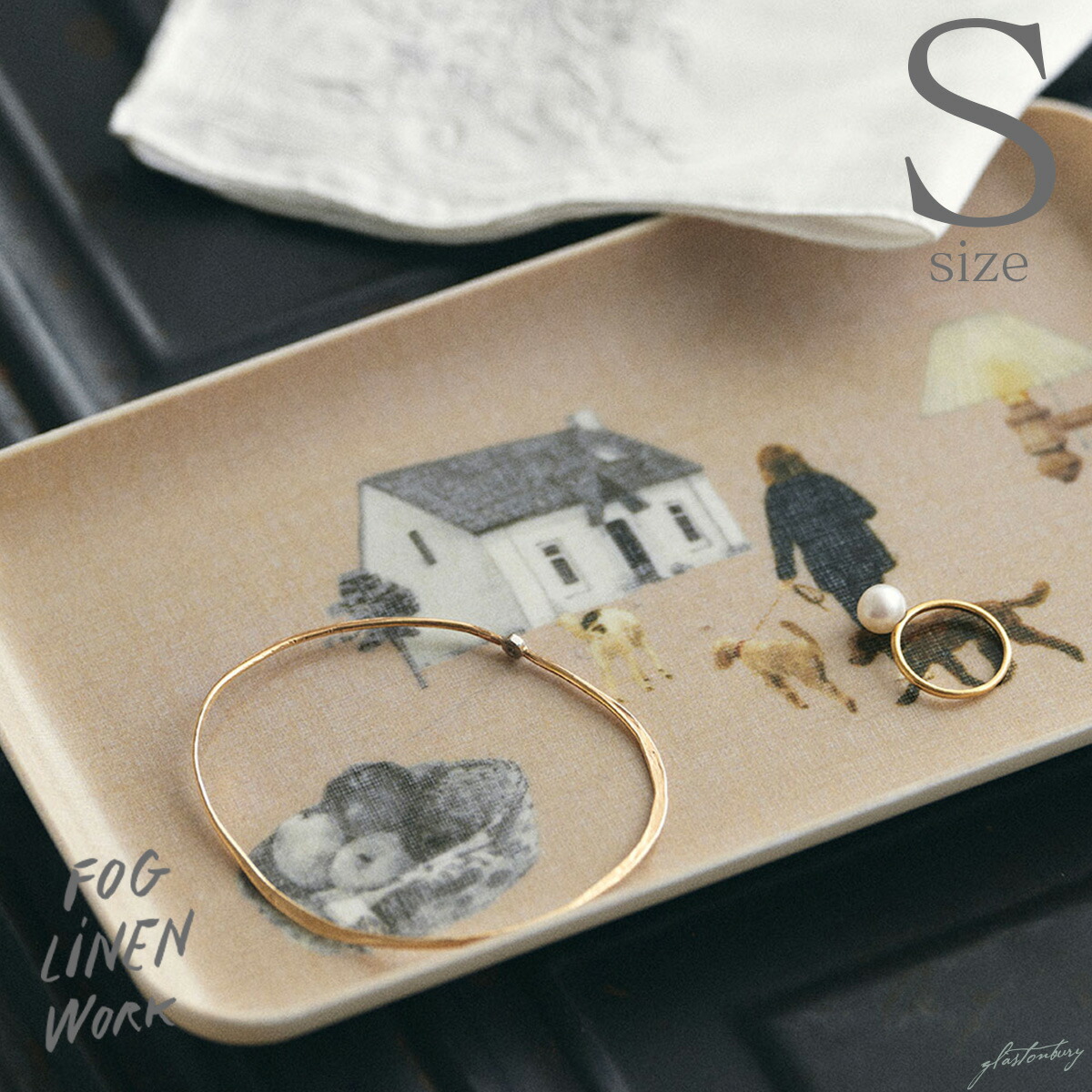 楽天市場】MISATO OGIHARA リネントレイ Sサイズ fog linen work