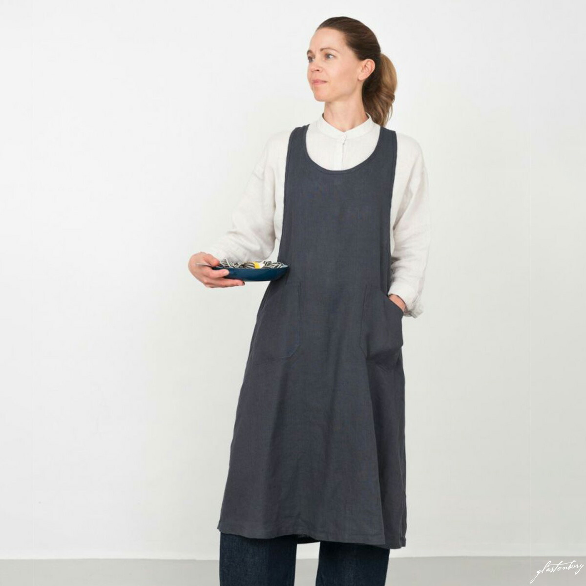 楽天市場】3営業日内出荷 エプロン ワンピース 無料ラッピング ギフト