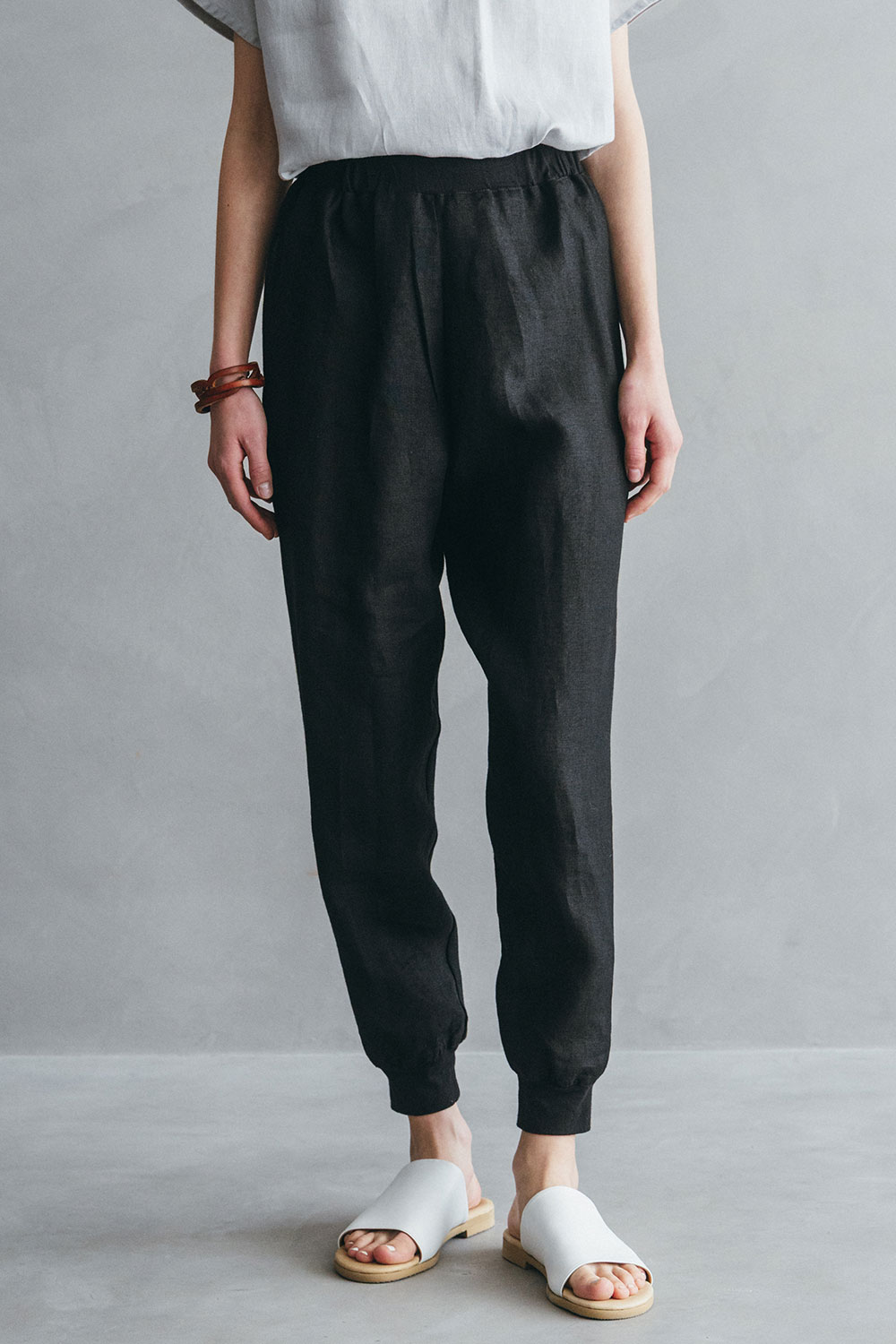 楽天市場】レヴィ パンツ ブラック fog linen work(フォグリネン