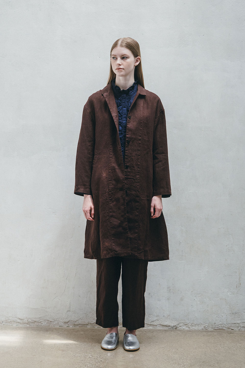 楽天市場】シェリルラップコート ネイビー fog linen work(フォグ