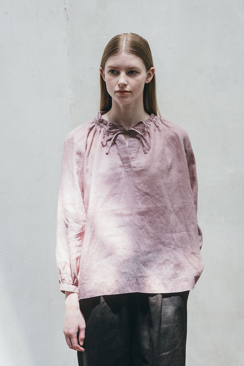 【クリアランス価格】フォグリネンワーク リリー トップ ローズ 【未試着品】 fog linen work 【2025 FALL WEAR】