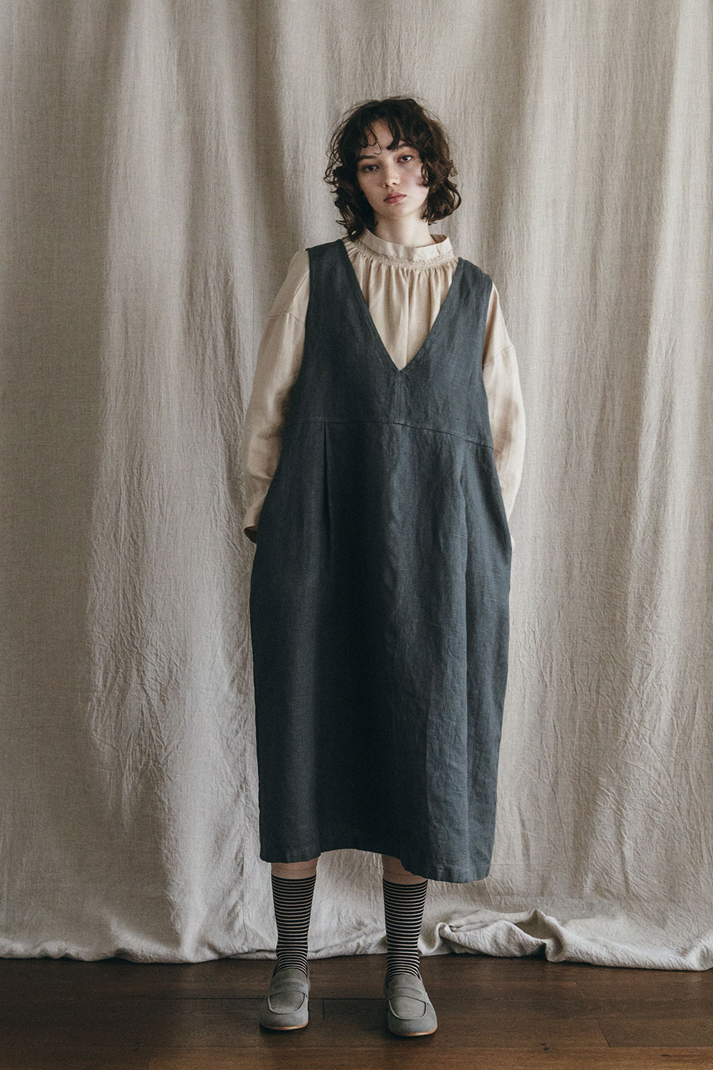 楽天市場】fog linen work(フォグリネンワーク)サラワンピース