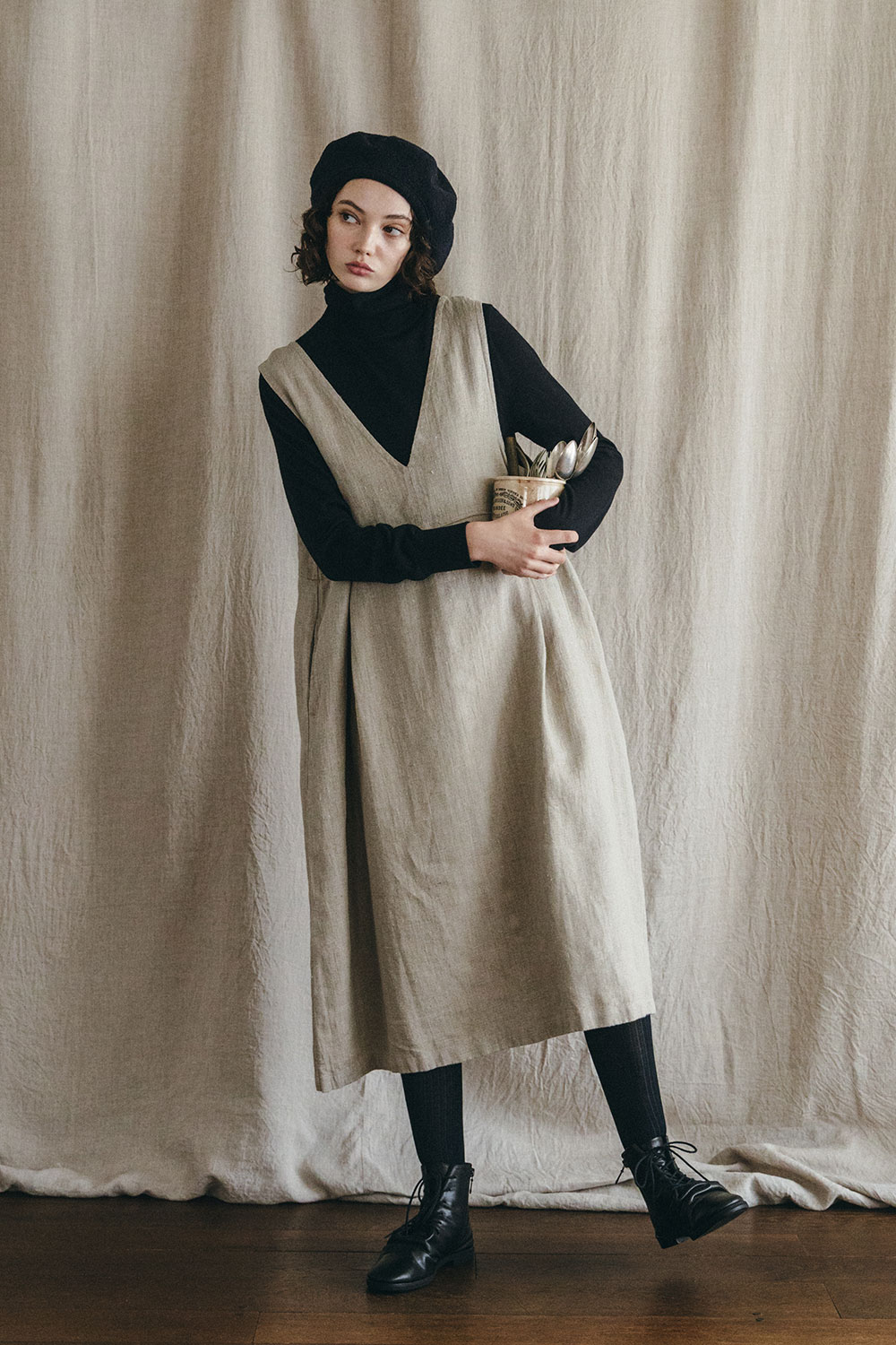 楽天市場】fog linen work(フォグリネンワーク)サラワンピース