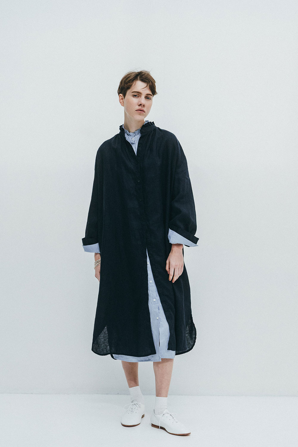 楽天市場】フォグリネンワーク イエヴァ コクーンワンピース カメリア