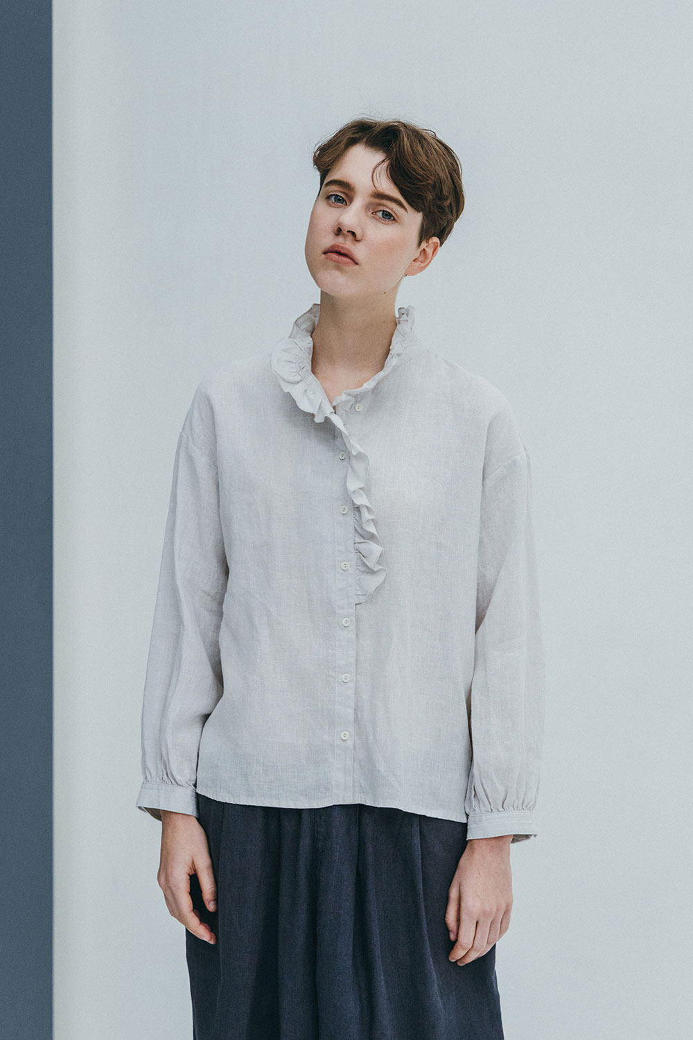 【予約：ラスト1点】フォグリネンワーク 　マギー　トップ　アルバートル　【未試着品】リトアニア製 fog linen work 【2026 SPRING WEAR】（2026年4月入荷予定）