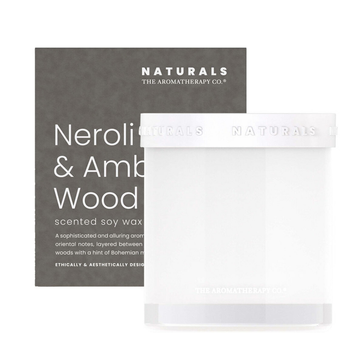 （THE AROMATHERAPY CO.）Naturals　キャンドル　400g　Neroli & Amber Wood　ネロリ＆アンバーウッド　Candle　（アロマセラピーカンパニー）ナチュラルズ