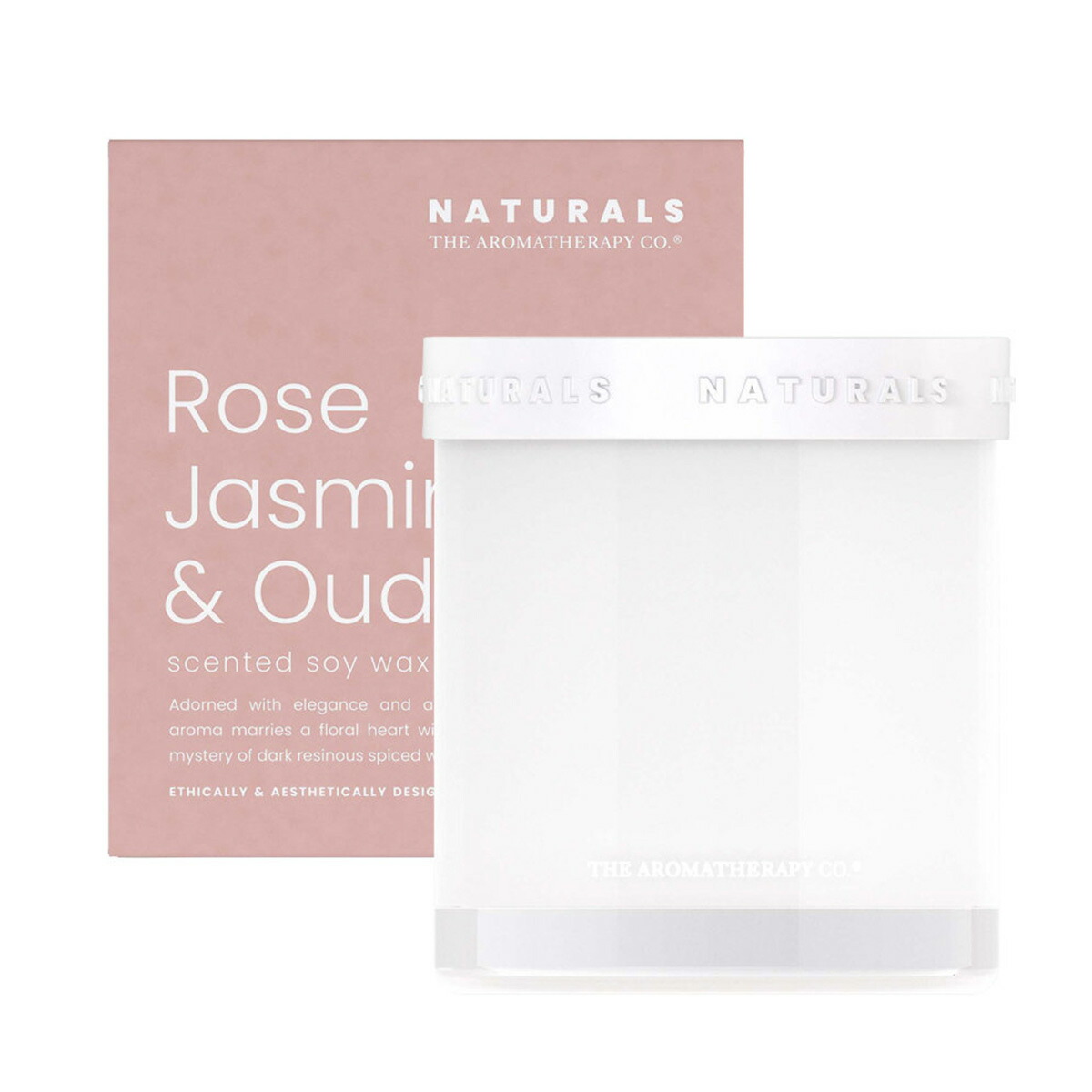 （THE AROMATHERAPY CO.）Naturals　キャンドル　400g　Rose Jasmine & Oud　ローズジャスミン＆ウード　Candle　（アロマセラピーカンパニー）ナチュラルズ