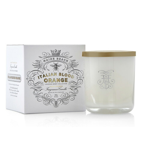 マインビーチ MAINE BEACH リグリアンハニーシリーズ フレグランスキャンドル 50Ｈ 【LIGURIAN HONEY】 オーガニックハチミツルームフレグランスブラッドオレンジ Kangaroo Island