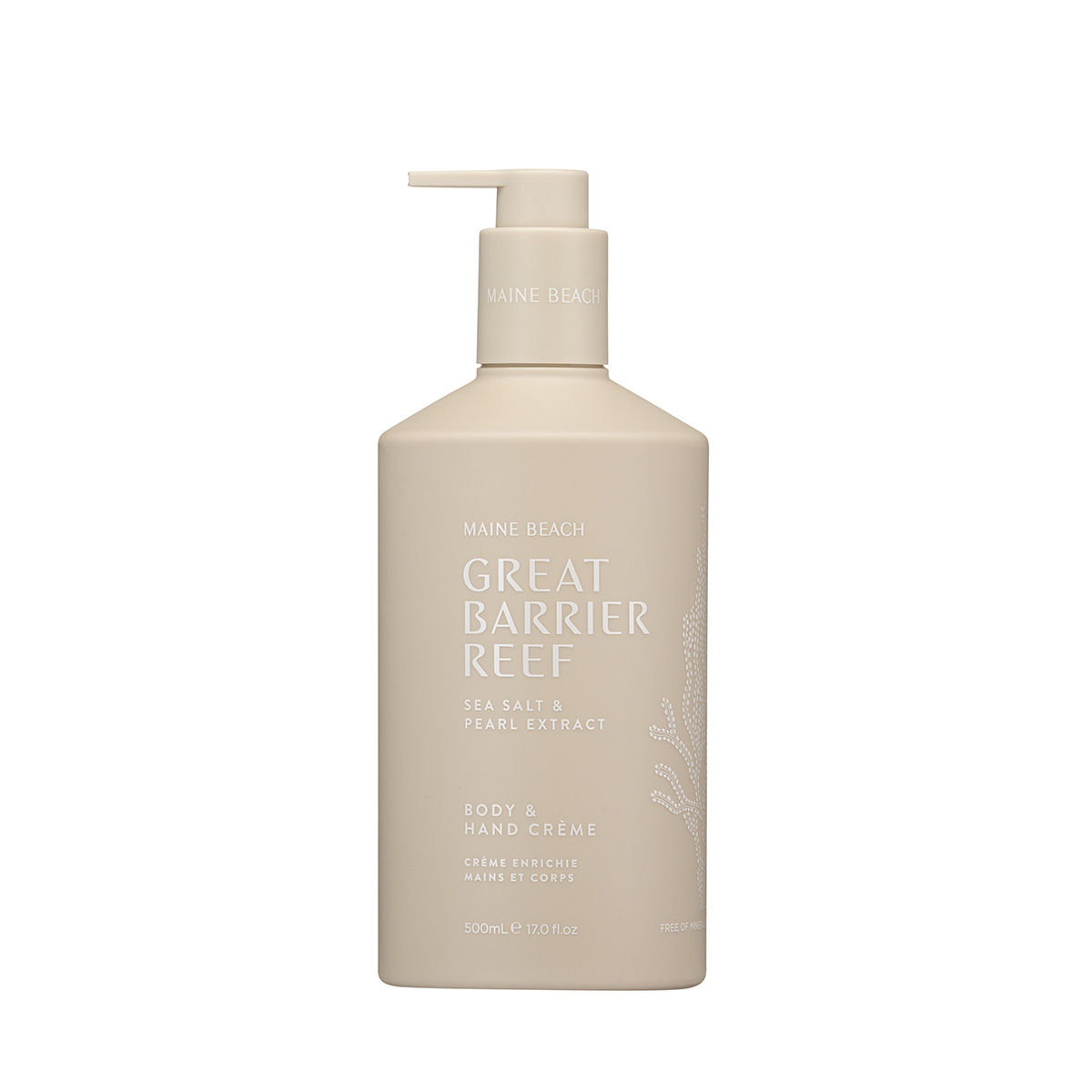 マインビーチ MAINE BEACH グレートバリアリーフ ハンド＆ボディクリーム ローション500ml 【Great Barrier Reef】 オーガニックGBRシーソルト Kangaroo Island