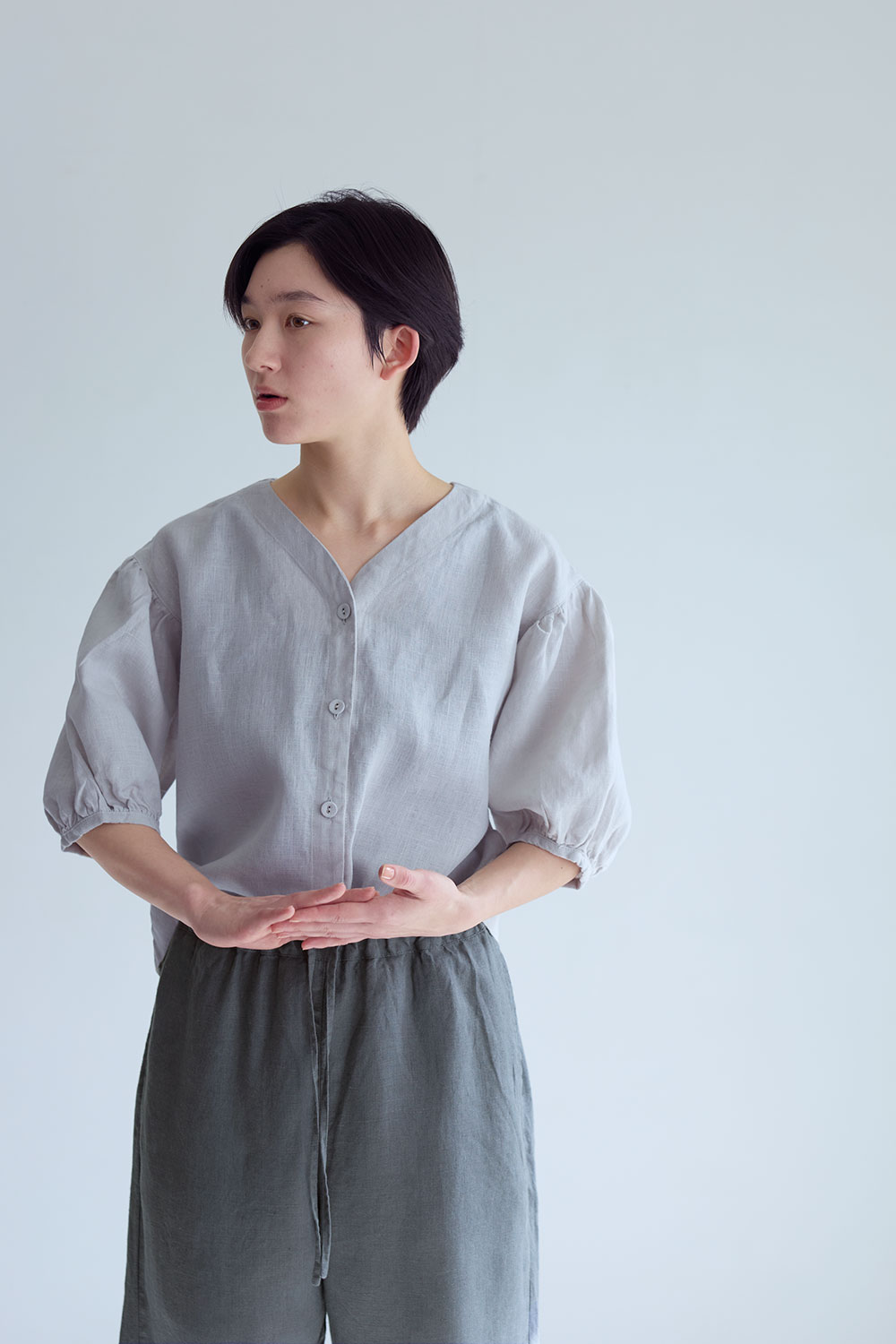 【予約】【５月初旬頃入荷予定】●フォグリネンワーク 　エライザ　トップ　アルバートル　【未試着品】 リトアニア製 fog linen work 【2026 SUMMER WEAR】