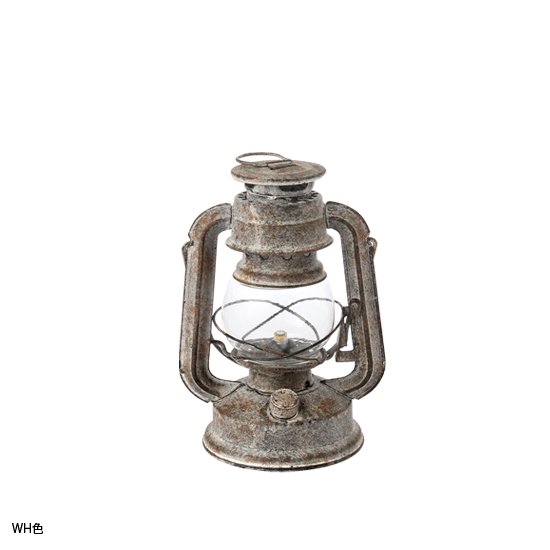 HERMOSA LANTERN（Ｓサイズ）ホワイト（LEDランタン）（アンティーク加工） ハモサ