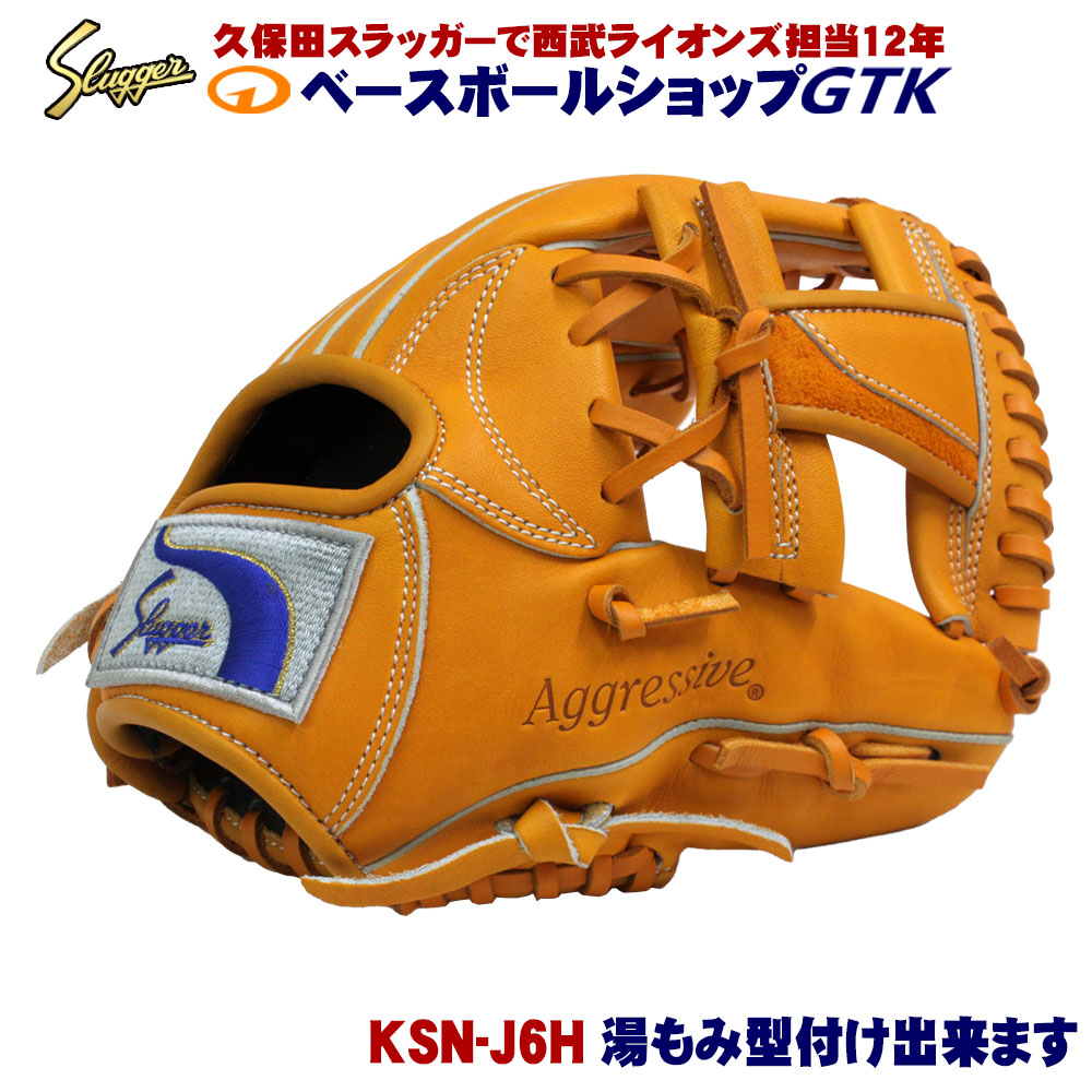 久保田スラッガー 2026 少年グローブ 軟式 KSN-J6H W-63 オレンジ ジュニア用では中間サイズモデル J号球対応 少年軟式 少年用 野球 GTK