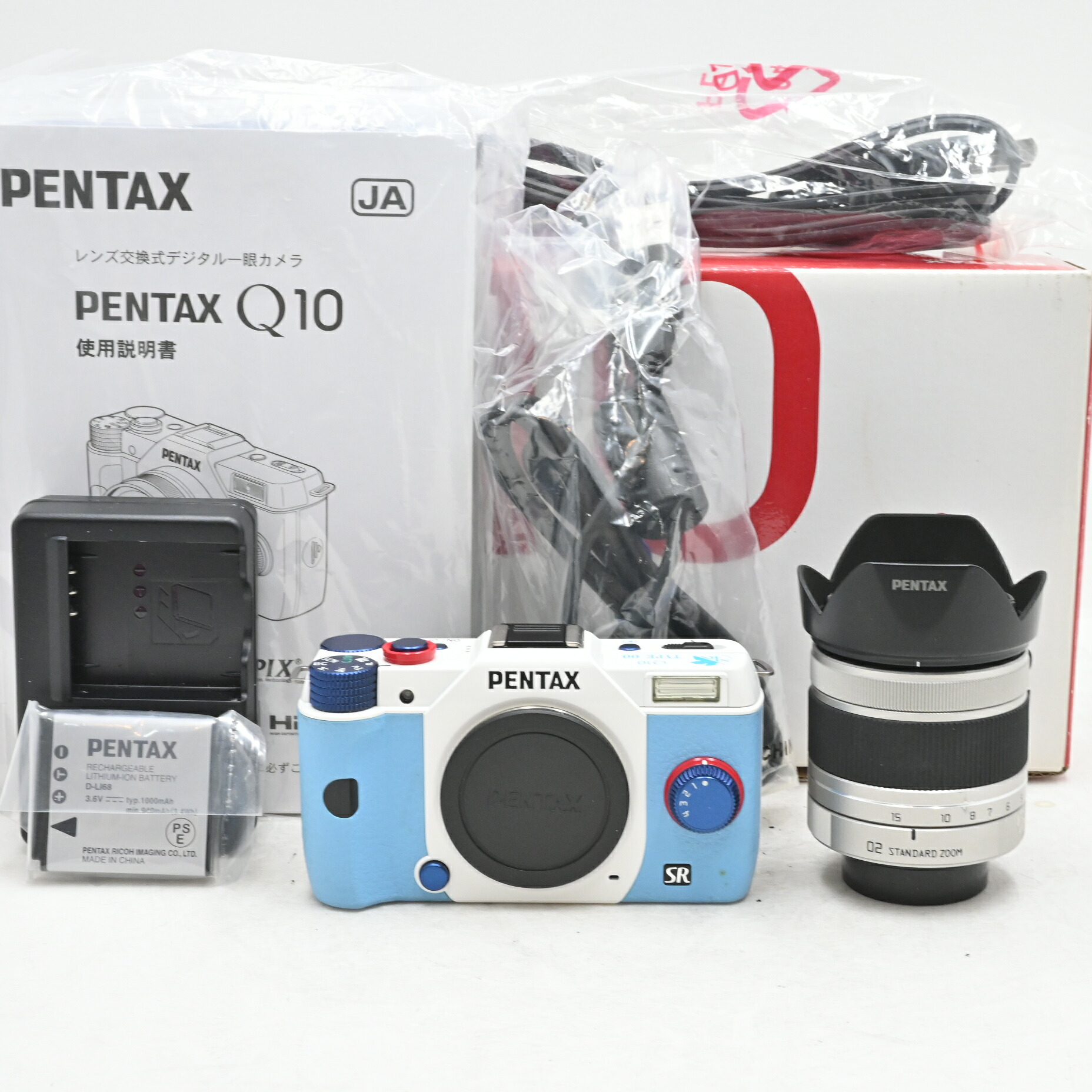 【中古】PENTAX ミラーレス一眼 Q10 エヴァンゲリオンモデル ズームレンズキット [標準ズーム 02 STANDARD ZOOM] TYPE 00: レイ｜グッチーカメラ店