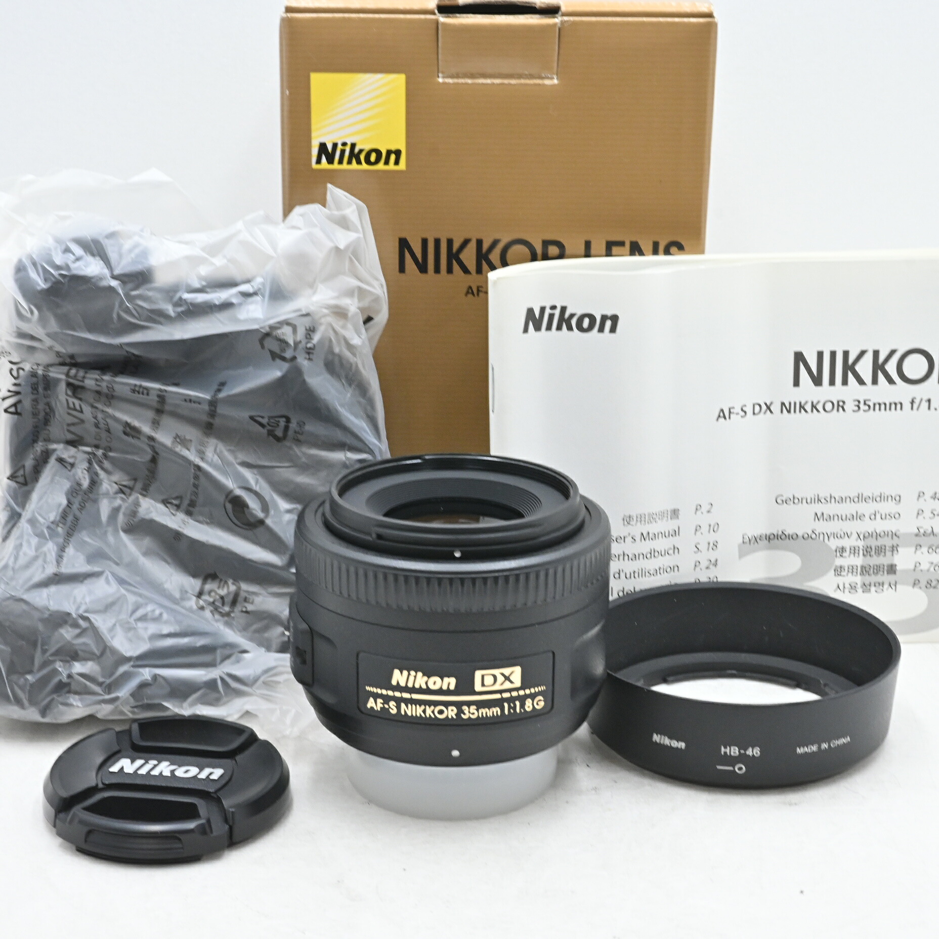 【中古】Nikon 単興味の中心水晶体 AF-S DX NIKKOR 35粍 f/1.8G
