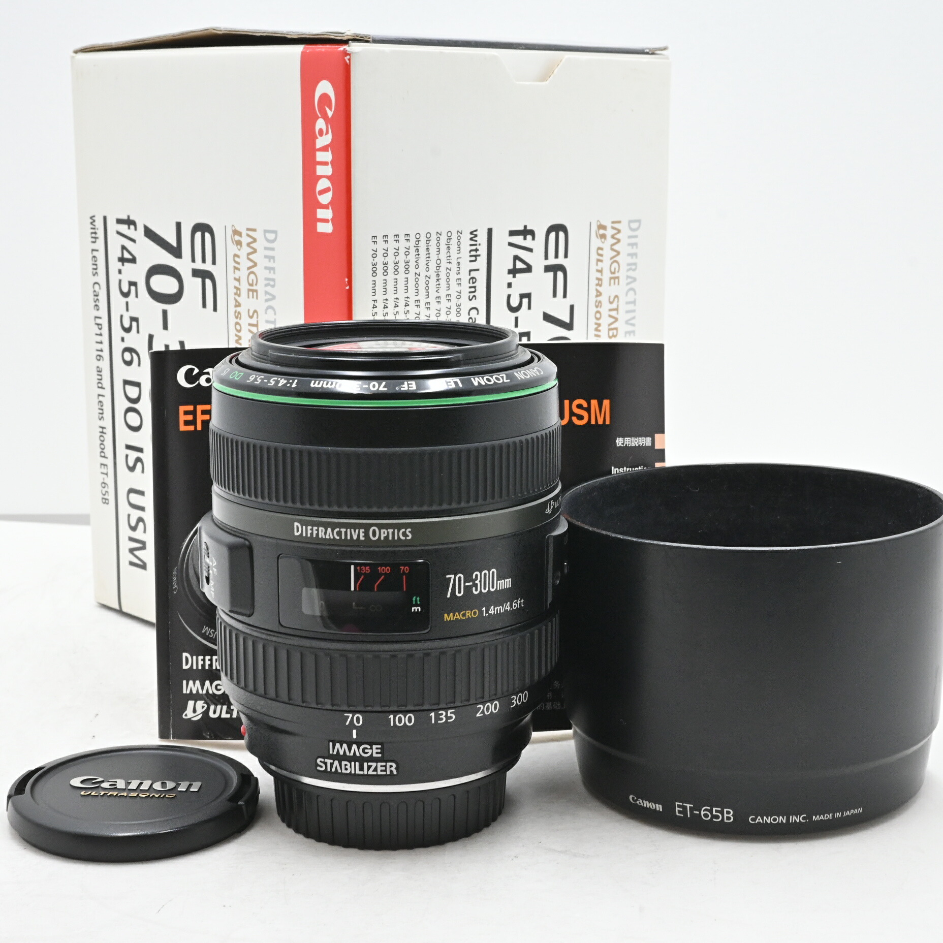 【中古】極雅びやか Canon 望遠望遠レンズ EF70-300粍 F4.5-5.6 DO IS USM