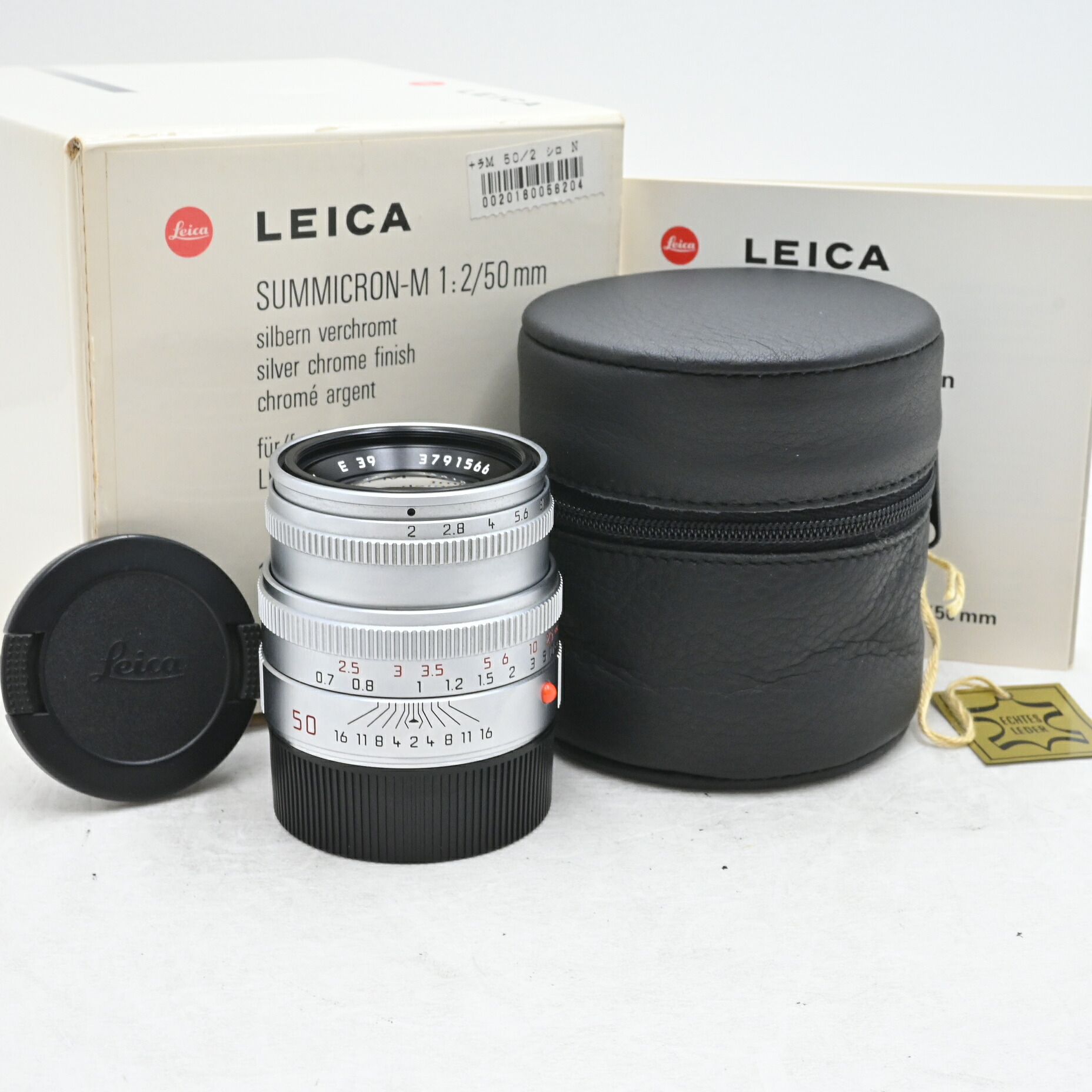 【中古】LeicaズミクロンM 50mm F2 フード内蔵 シルバー|グッチーカメラ店