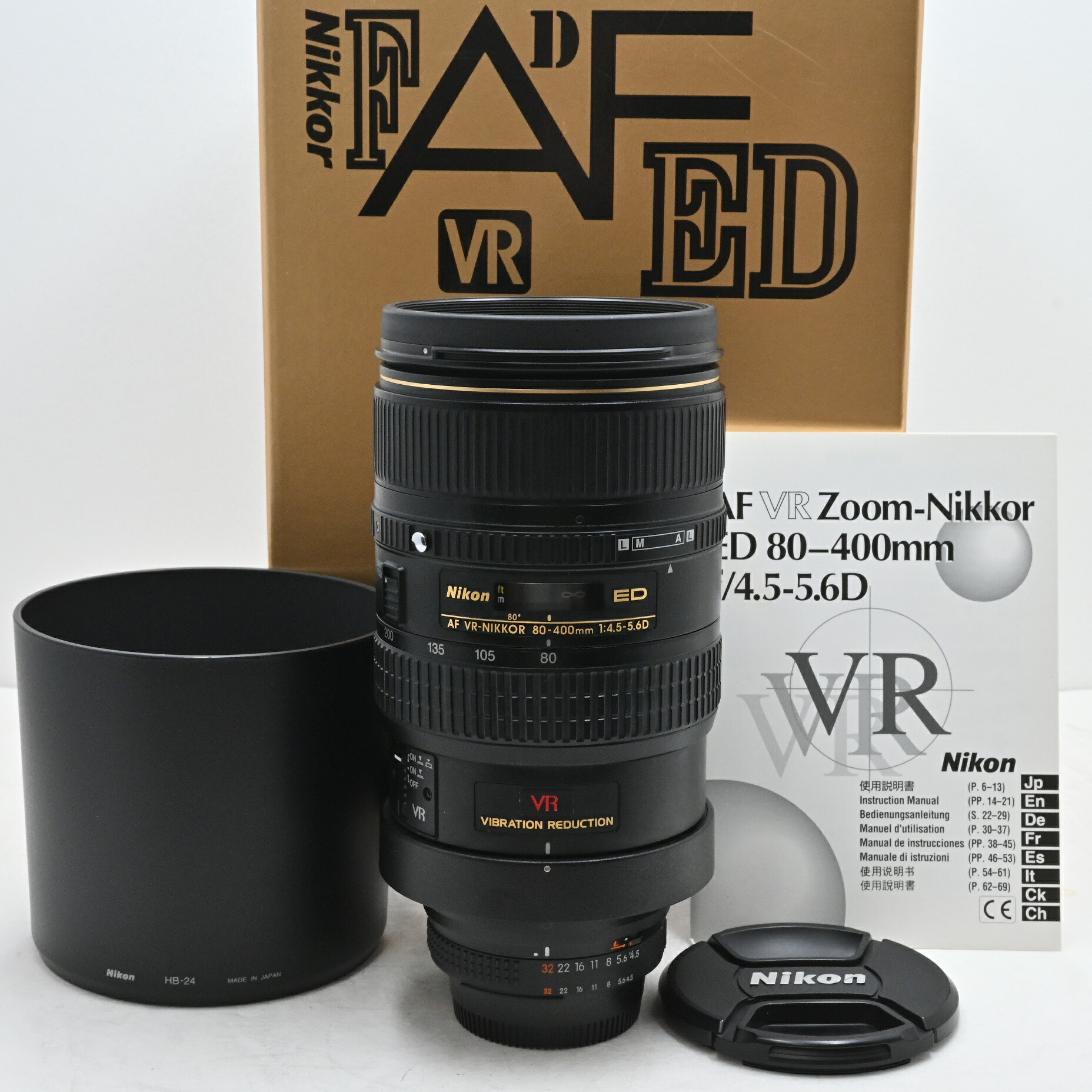 【中古】Nikon Ai AF VR NIKKOR ED 80-400mm F4.5-5.6D|グッチーカメラ店