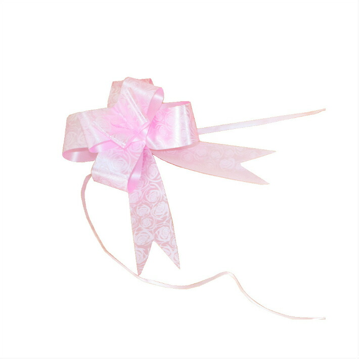 楽天市場 蝶結びリボン リボン 蝶リボン ラッピング レター ギフト用素材 ちょう結び 薔薇 ピンク ディスプレイ アートジャパン