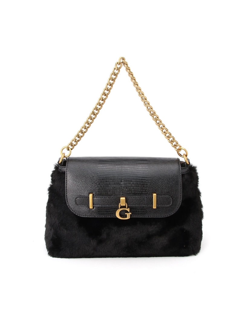 【SALE／60%OFF】GUESS クロスボディバッグ (W)BERGEN Crossbody Flap GUESS ゲス バッグ ショルダーバッグ ブラック【RBA_E】【送料無料】[ Fashion]