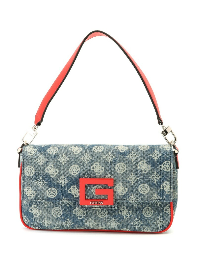 【楽天市場】【SALE／50OFF】(W)BRIGHTSIDE Denim Shoulder Bag GUESS ゲス バッグ ショルダー