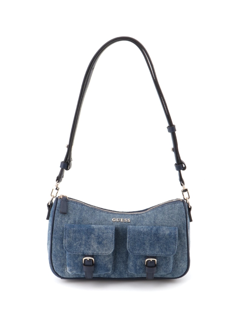 GUESS/(W)KASSIE Shoulder Bag ショルダーバッグ デニムバッグ GUESS ゲス バッグ ショルダーバッグ ブルー【送料無料】[ Fashion]