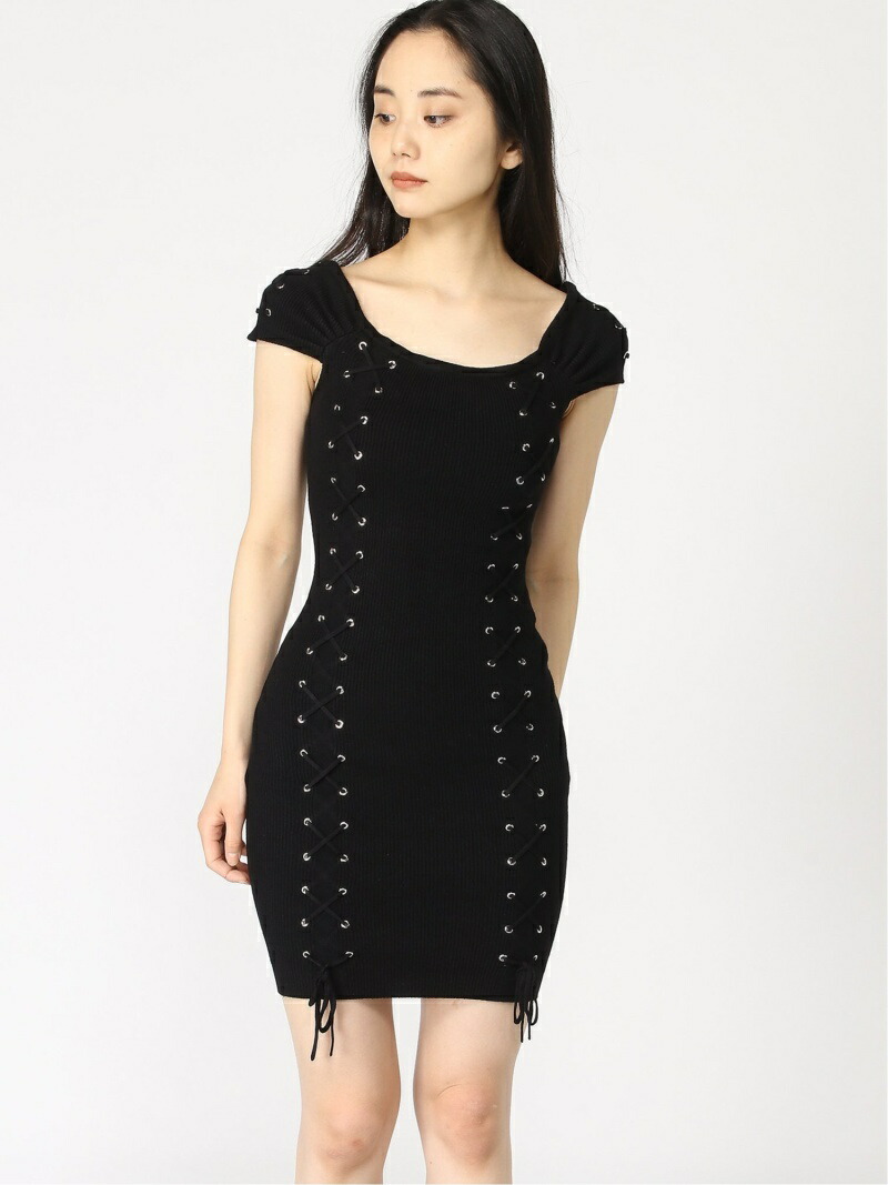 超大特価 W Allison Lace Up Sweater Dress Guess ゲス ワンピース ニットワンピース ブラック Rakuten Fashion Guess ゲス 全品送料無料 Www Habs Edu Kw