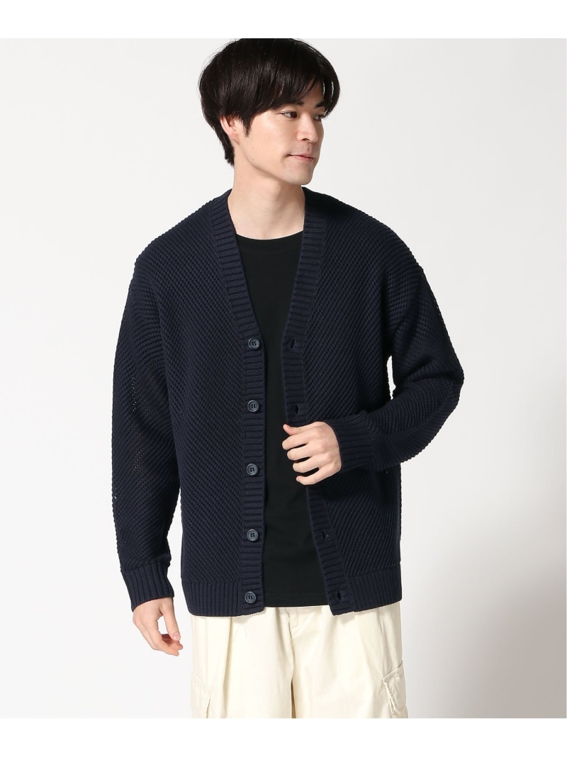 【ネイビー(NVY)】GUESS ジャケット ブルゾン(U)Zip-Up Cardigan Sweater GUESS｜GUESS ジャケット ブルゾン(U)Zip-Up Cardigan Sweater